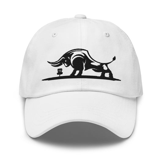 Dad Hat - Bull on Black