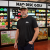 Mad Disc Golf Glow in the Dark T-Shirt - Black