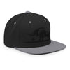 Gorra snapback - Flat Bill - Toro en negro