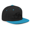 Gorra snapback - Flat Bill - Toro en negro