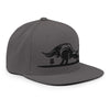 Gorra snapback - Flat Bill - Toro en negro