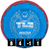 Disco de disc golf Innova TL3 de plástico Halo Star, con números de vuelo: velocidad 8, planeo 4, giro -1 y fade 1.
