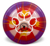 tie-dye dog frisbee 215mm
